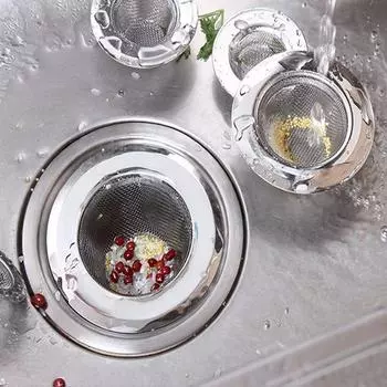 2 шт., пробка для ловли волос из нержавеющей стали, пробка для ванны, душа, сливное отверстие, фильтр-ловушка, металлическая проволока, сетчатый фильтр для раковины