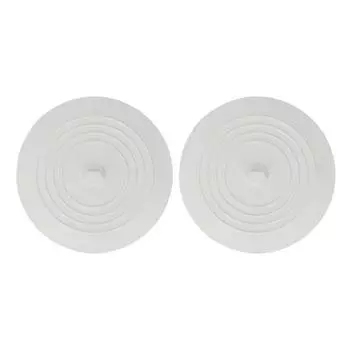 2 шт. пробка для слива ванны, пробка для волос, подходит для предотвращения утечки, плоская всасывающая сливная пробка для душа