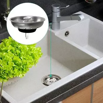 2 шт., пробка для сливного фильтра для кухонной раковины, 2 шт., для стандартной корзины для сливной раковины диаметром 3-1/2 дюйма с резиновым нижним сливным уловителем 2pcs