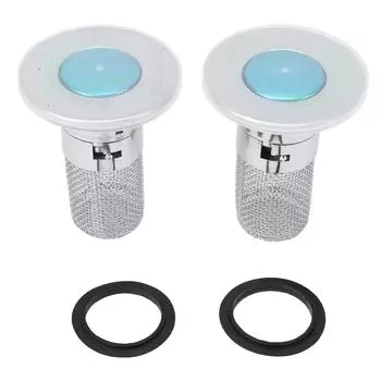 2 шт. пробка для ванны из нержавеющей стали, пробка для слива ванны с резиновой прокладкой для 3440 мм