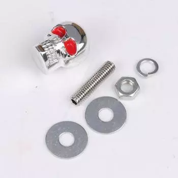 2 шт. прочные, легко устанавливаемые сменные болты номерного знака, противоугонные винты для рамы мотоцикла серебряный