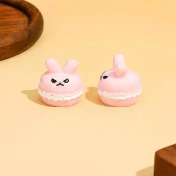 2 шт. прочные мультяшные гамбургские кролики украшения микро настольные украшения аксессуары симпатичные мультяшные миниатюрные фигурки украшения подарки