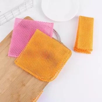 2 шт. прочные сетчатые мочалки разных цветов, кухонные чистящие подушечки для инструментов, бытовые вещи