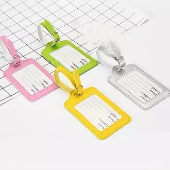 2 шт. прочных багажных бирок для путешествий, идентификационная бирка с защитой от потери и дизайном багажной бирки для безопасной посадки