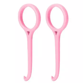 2 шт. Профессиональный съемник элайнеров Инструмент для снятия зубных брекетов и ретейнеров Инструмент для ухода за полостью рта Розовый розовый