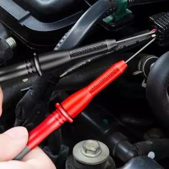 2 шт. прокалывающая игла неразрушающий испытательный зонд фитинг для цифровых мультиметров щупы наконечник из нержавеющей стали 1 мм