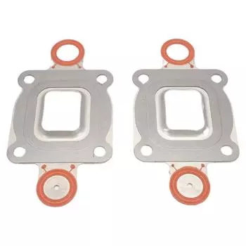 2 шт. прокладка коленчатого патрубка выпускного коллектора для MerCruiser 4.3L 5.0L 5.7 L V6 V8 27-864850A02 27-864850A1 белый