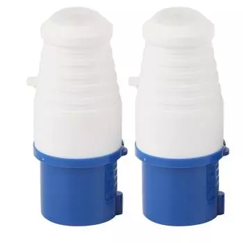 2 шт. промышленная вилка питания 3-контактная однофазная взрывозащищенная водонепроницаемая 16A 3 отверстия 220-250 В