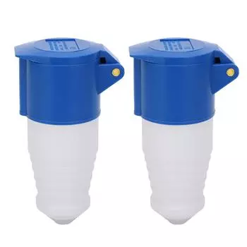 2 шт. Промышленный разъем питания 3-контактный 1-фазный взрывозащищенный водонепроницаемый 16A 3 отверстия 220-250 В