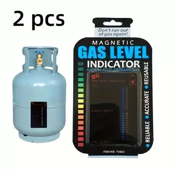 2 шт. пропан-бутан сжиженный нефтяной газ индикатор уровня топлива баллон с магнитным датчиком бутылка для измерения температуры стержень тестовая карта 2 pc