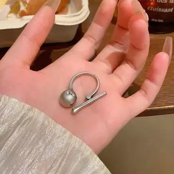 2 шт. Простое регулируемое деревянное кольцо с рыбками +1 для женщин, открывающееся кольцо на палец для снятия стресса