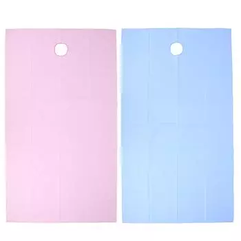 2 шт. простыня для салона красоты, чехол для массажного стола для спа-процедур, водонепроницаемый, с отверстием для дыхания лица разноцветный