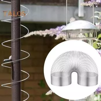 2 шт. противобеличья пружина металлическая защита кормушки для птиц перегородка от белок спиральная пружина барьер от белок защитный аксессуар для кормушки для птиц 2pcs