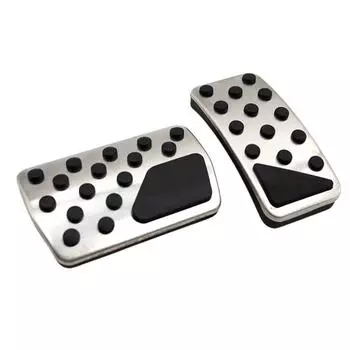 2 шт. противоскользящая накладка на педаль газа, аксессуары для интерьера, накладка на педаль газа и тормоза для Jeep Wrangler Compass Grand Cherokee CHINA