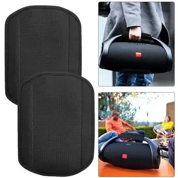 2 шт. противоскользящая накладка на ручку динамика, ремешок, на запястье для BOOMBOX 3/2/1 (черный)