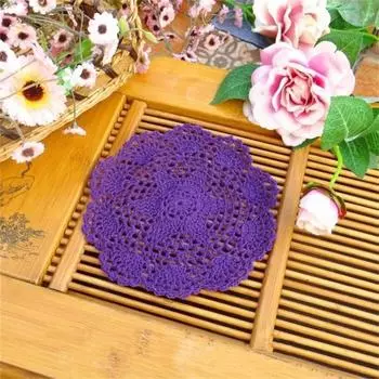 2 шт. противоскользящий тканый коврик для стола в деревенском стиле, подставка для фотографий, подставка для кухни жёлтый