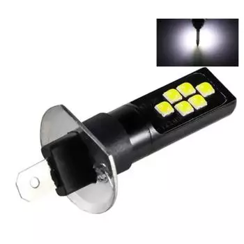 2 шт. противотуманные фары для автомобилей с гнездом H1, DRL, дневные ходовые огни для светодиодных фар H1, белые сигналы ABS CHINA