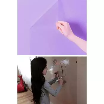 2 шт. прозрачная доска, умная бумажная доска 60x100, доска для письма, ручка, наносится на стену, стекло, доску