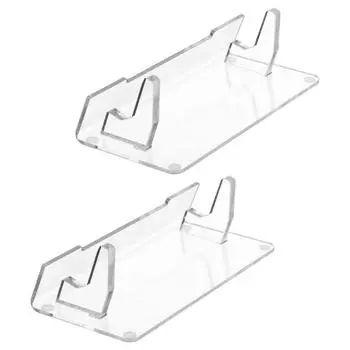 2 шт. Прозрачная подставка Дисплей Органайзеры для хранения портативных игровых консолей и аксессуаров Высокопрозрачный акриловый кронштейн