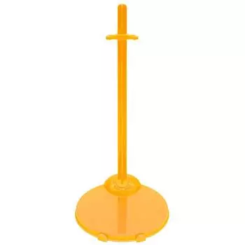 2 шт. Прозрачная подставка-поддержка для кукол, держащая, прозрачный цвет, держатель для демонстрации игрушечных фигурок, 1/6, реквизит для кукол, модель манекена жёлтый