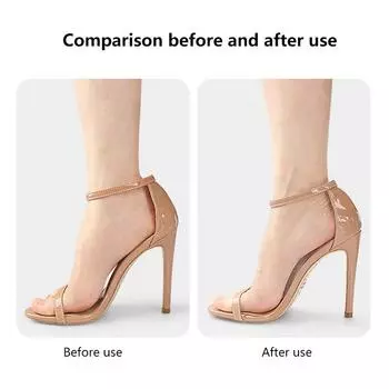 2 шт. Прозрачные силиконовые гелевые вставки для поддержки свода стопы, клиновидные подушечки для ног, стельки для снятия боли при плоскостопии, защитные подушечки для ног