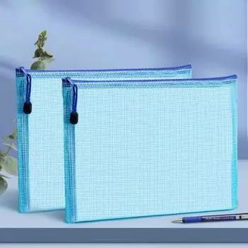 2 шт. прозрачные водонепроницаемые пакеты для файлов A4 A5, держатель для файлов, сетчатые карманы, яркие цветные пластиковые сумки для хранения с веревочной ручкой A5 белый
