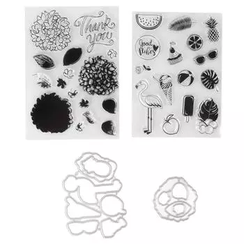 2 шт. прозрачных штампа с надписью «Спасибо» прозрачные многоразовые штампы для скрапбукинга бумага для поделок Ha