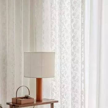 2 шт. прозрачных занавесок жаккардовые 3D цветочные цветочные узоры оконные карнизы вуаль шторы для гостиной спальни домашний декор 132x160cm