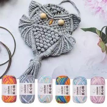 2 шт. пряжа для вязания крючком радужного цвета, ручное вязание, стежки для вязания крючком, толстые разные цвета, сделай сам, шляпа, сумка, перчатки, набор для вязания крючком, принадлежности для изготовления A