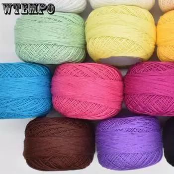 2 шт. пряжи из мерсеризованного хлопка для кружева 50 г/шт. - мягкая и универсальная для вязания крючком и спицами шарфов, шалей, шапок и кукол 2pcs розовый