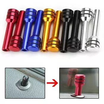 2 шт., пряжка для дверного замка автомобиля, General Motors, ручка внутреннего дверного замка для грузовика, тянущаяся крышка, аксессуары для салона автомобиля красный