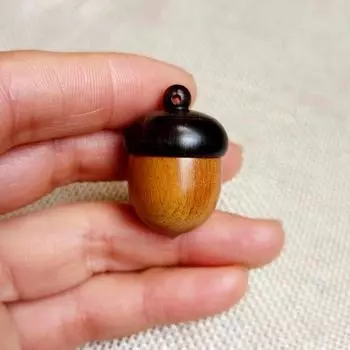 2 шт. пряжка для ключей, украшение для автомобиля, таблетница, подвеска, бутылка из цельного дерева, спасательный дубовый контейнер для фруктов, сделай сам, контейнер для ароматерапии 2pcs