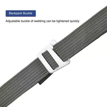 2 шт., пряжка для рюкзака, быстрая регулировка, дорожная сумка из алюминиевого сплава, затягивающаяся пряжка для повседневного использования серебряный