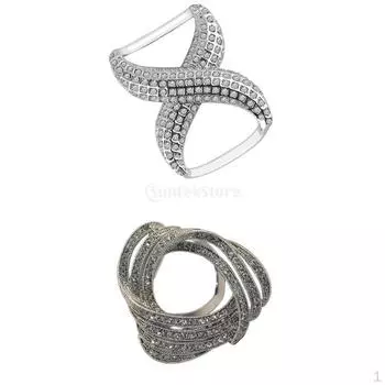 2 шт., пряжка для шарфа, женская шифоновая клипса, брошь, свадебные украшения