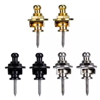 2 шт. пряжки для бас-слинга из гальванического сплава, сменные детали для музыкальных инструментов