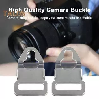 2 шт. пряжки для ремня камеры, простая установка, надежная совместимость, пряжки для ремня камеры, аксессуары для Bronica Kiev серебряный