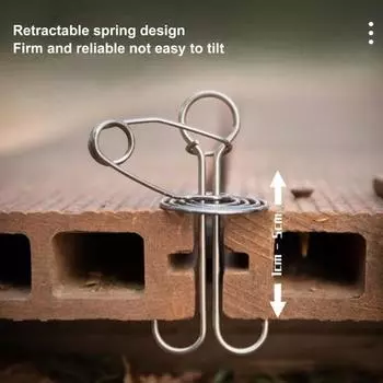 2 шт. пряжки для веревки в виде осьминога, якоря для крепления на палубе, веревочная пряжка, сверхмощная пружинная пряжка из алюминиевого сплава, регулятор шнура, натяжитель для кемпинга на открытом воздухе серебряный