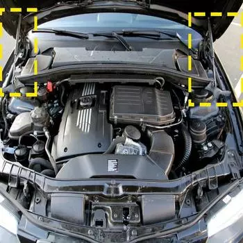 2 шт. пружины амортизатора подъемника заменяют 51237118370 передний капот подъемник опоры амортизатора стойки для BMW E81 E82 E87 E88 2004-2012