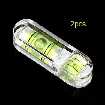 2 шт. пузырьковый уровень, инструмент для измерения уровня, горизонтальный, удобный для переноски, для настенных часов