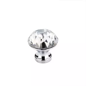 2 шт., яркая ручка из хрустального сплава, простая высококачественная ручка для двери шкафа, шкафа handle-single hole*2