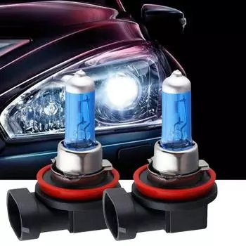 2 шт. яркий H11 100 Вт 12 В 6000 К газовая галогенная фара белый свет лампа накаливания One Size синий