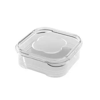 2 шт., ящик для хранения холодильника, органайзер для мяса, фруктов, овощей, контейнер для еды, герметичная коробка для свежих продуктов с крышкой, кухонные аксессуары