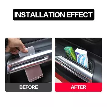 2 шт. ящик для хранения на переднюю дверь автомобиля, баррель, аксессуары для салона автомобиля для Ford Mustang 2015 - 2025 2016 2017 2018 2019 2020 2025 2025