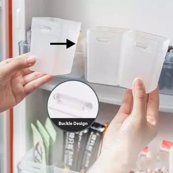 2 шт. ящик для хранения в холодильнике сортировка кухонных принадлежностей для хранения приправ и продуктов питания органайзер для косметики кухонные принадлежности