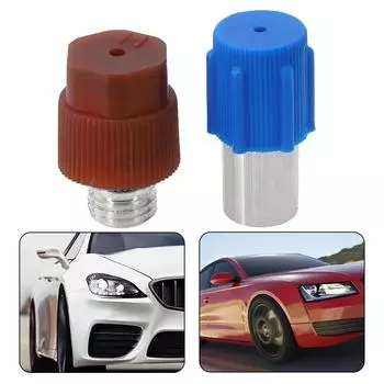 2 шт. R134a Кондиционер HD ND Соединения для R134a для Ford Для Opel Seat Для Skoda ND Адаптер и замена CHINA