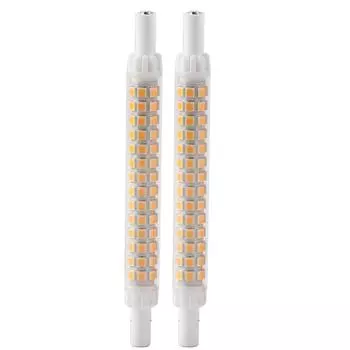 2 шт. R7S 98LED лампочка двухцокольная 118 мм диммируемый источник прожектора теплый белый 200-240 В