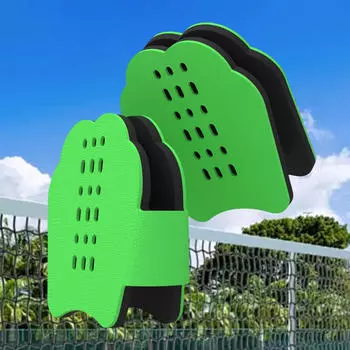 2 шт. ракетки для бадминтона, дышащие, носимые, для отдыха в помещении зелёный