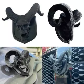 2 шт. RAM 1500 Hood Skull Emblem Badge для моделей 4-го и 5-го поколений Bold