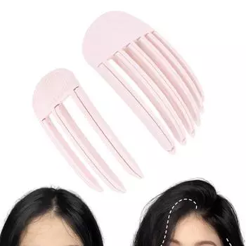 2 шт. Расческа для укладки волос с эффектом объема для пышной челки, Бесследные зажимы для подъема корней волос