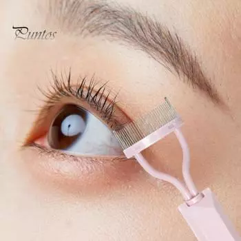 2 шт., расческа-разделитель для ресниц с металлическими зубцами, резная расческа для определения ресниц, аппликатор для туши, инструмент для женщин и девочек, принадлежности для макияжа, подарок на день рождения чёрный